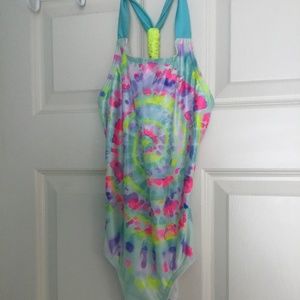 Youth tie-dye bathing suit